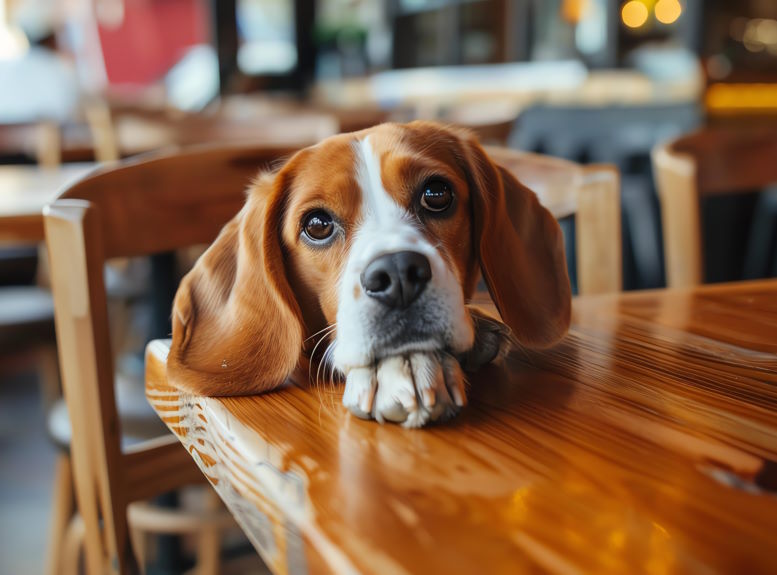 Συμβουλές για να είναι ο σκύλος σου ήρεμος σε εστιατόρια και καφέ